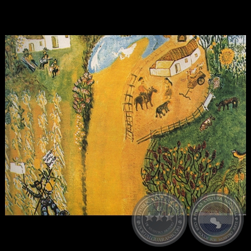 EL CUIDADOR DEL RANCHO, 1976 - Óleo de CARLOS FEDERICO REYES